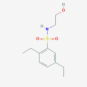 2,5-diethyl-N-(2-hydroxyethyl)benzenesulfonamide