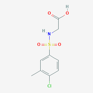 {[(4-Chloro-3-methylphenyl)sulfonyl]amino}acetic acid