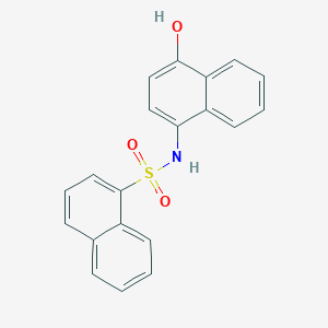 molecular formula C20H15NO3S B229851 N-(4-hydroxynaphthalen-1-yl)naphthalene-1-sulfonamide 