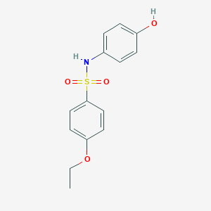 molecular formula C14H15NO4S B229860 4-ethoxy-N-(4-hydroxyphenyl)benzenesulfonamide 