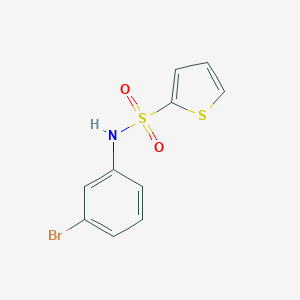 molecular formula C10H8BrNO2S2 B229861 N-(3-bromophenyl)thiophene-2-sulfonamide 