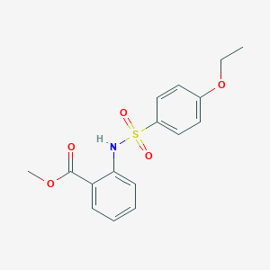 Methyl 2-{[(4-ethoxyphenyl)sulfonyl]amino}benzoate