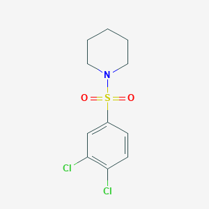 molecular formula C11H13Cl2NO2S B229868 1-[(3,4-Dichlorophenyl)sulfonyl]piperidine 