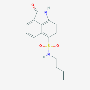 molecular formula C15H16N2O3S B229869 N-butyl-2-oxo-1,2-dihydrobenzo[cd]indole-6-sulfonamide 