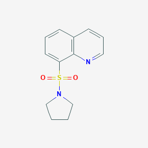 molecular formula C13H14N2O2S B229870 8-(1-Pyrrolidinylsulfonyl)quinoline 