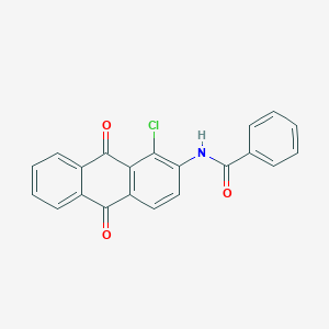 molecular formula C21H12ClNO3 B229874 N-(1-chloro-9,10-dioxoanthracen-2-yl)benzamide CAS No. 62956-89-2