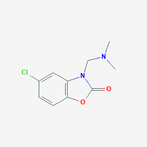 B022989 2-Benzoxazolinone, 5-chloro-3-((dimethylamino)methyl)- CAS No. 19986-35-7