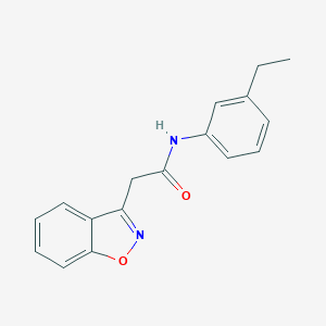 2-(1,2-benzisoxazol-3-yl)-N-(3-ethylphenyl)acetamide