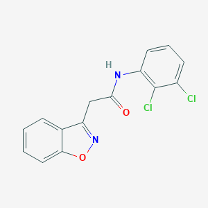 molecular formula C15H10Cl2N2O2 B229908 2-(1,2-benzisoxazol-3-yl)-N-(2,3-dichlorophenyl)acetamide 