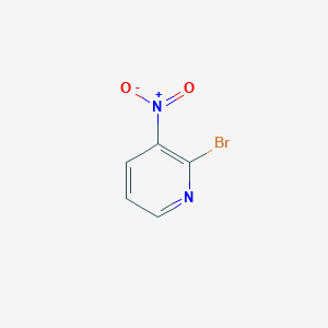 molecular formula C5H3BrN2O2 B022996 2-溴-3-硝基吡啶 CAS No. 19755-53-4