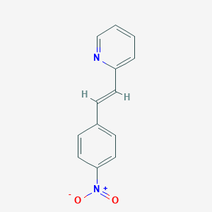 molecular formula C13H10N2O2 B230060 2-[(E)-2-(4-nitrophenyl)vinyl]pyridine CAS No. 1023-67-2