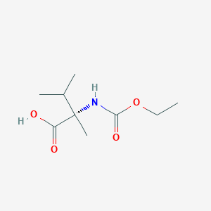 molecular formula C9H17NO4 B023010 N-乙氧羰基-α-甲基-L-缬氨酸 CAS No. 952577-51-4
