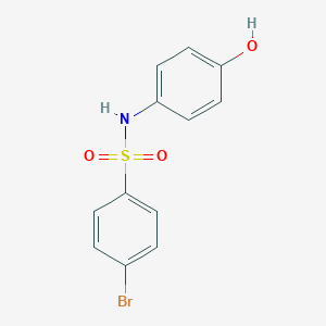 molecular formula C12H10BrNO3S B230135 4-bromo-N-(4-hydroxyphenyl)benzenesulfonamide 