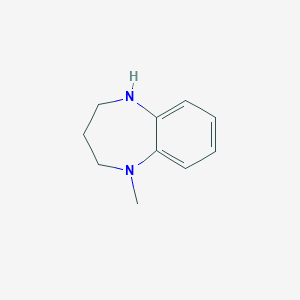 molecular formula C10H14N2 B023014 1-甲基-2,3,4,5-四氢-1H-1,5-苯并二氮杂卓 CAS No. 32900-36-0