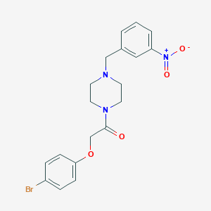 2-(4-Bromophenoxy)-1-[4-(3-nitrobenzyl)piperazin-1-yl]ethanone