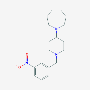 1-[1-(3-Nitrobenzyl)piperidin-4-yl]azepane
