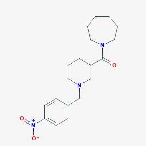 1-{[1-(4-Nitrobenzyl)-3-piperidinyl]carbonyl}azepane
