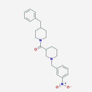 3-[(4-Benzyl-1-piperidinyl)carbonyl]-1-(3-nitrobenzyl)piperidine