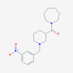 1-{[1-(3-Nitrobenzyl)-3-piperidinyl]carbonyl}azepane