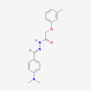 N'-{(E)-[4-(dimethylamino)phenyl]methylidene}-2-(3-methylphenoxy)acetohydrazide