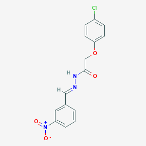2-(4-chlorophenoxy)-N'-(3-nitrobenzylidene)acetohydrazide