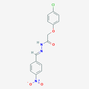 2-(4-chlorophenoxy)-N'-(4-nitrobenzylidene)acetohydrazide