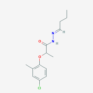 molecular formula C14H19ClN2O2 B230218 N'-butylidene-2-(4-chloro-2-methylphenoxy)propanohydrazide 