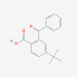 molecular formula C18H18O3 B230266 2-Benzoyl-4-tert-butylbenzoic acid 