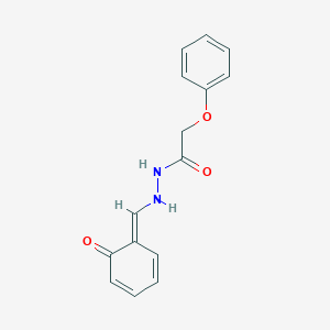 N'-[(E)-(6-oxocyclohexa-2,4-dien-1-ylidene)methyl]-2-phenoxyacetohydrazide