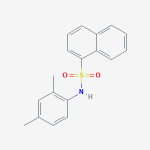 molecular formula C18H17NO2S B230304 N-(2,4-dimethylphenyl)-1-naphthalenesulfonamide 