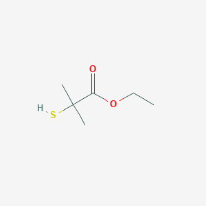 molecular formula C6H12O2S B023035 2-巯基-2-甲基丙酸乙酯 CAS No. 33441-50-8