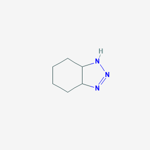 molecular formula C6H11N3 B230424 3a,4,5,6,7,7a-hexahydro-1H-1,2,3-benzotriazole 