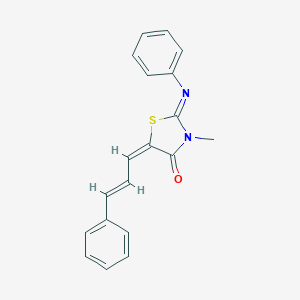 B023044 3-Methyl-5-cinnamylidene-2-(phenylimino)-4-thiazolidinone CAS No. 104123-91-3