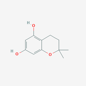 molecular formula C11H14O3 B230444 2,2-Dimethyl-5,7-chromanediol 