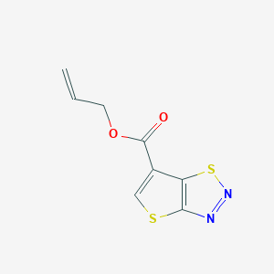 molecular formula C8H6N2O2S2 B230451 Allyl thieno[2,3-d][1,2,3]thiadiazole-6-carboxylate 