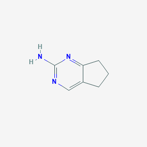 B023046 6,7-dihydro-5H-cyclopenta[d]pyrimidin-2-amine CAS No. 108990-72-3