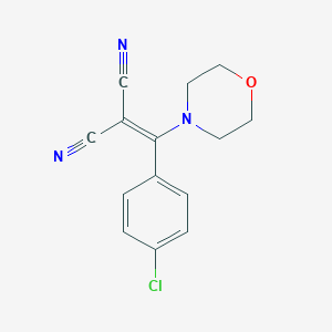 2-[(4-Chlorophenyl)(4-morpholinyl)methylene]malononitrile