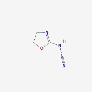 molecular formula C4H5N3O B230507 2-(Cyanoimino)oxazolidine 
