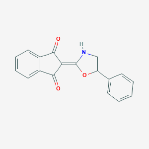2-(5-Phenyl-oxazolidin-2-ylidene)-indene-1,3-dione