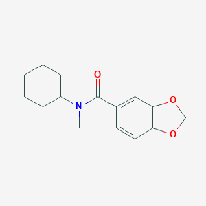 N-cyclohexyl-N-methyl-1,3-benzodioxole-5-carboxamide