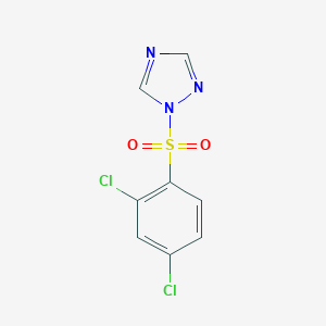 molecular formula C8H5Cl2N3O2S B230619 1-[(2,4-dichlorophenyl)sulfonyl]-1H-1,2,4-triazole 