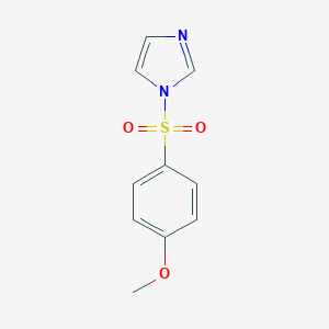 molecular formula C10H10N2O3S B230631 1-(4-methoxybenzenesulfonyl)-1H-imidazole 