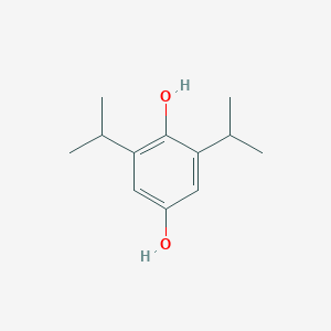 molecular formula C12H18O2 B023067 1,4-苯二酚，2,6-双(1-甲基乙基)- CAS No. 1988-10-9