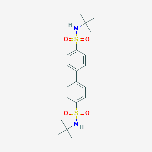 molecular formula C20H28N2O4S2 B230680 N4,N4'-di-tert-butyl-[1,1'-biphenyl]-4,4'-disulfonamide 