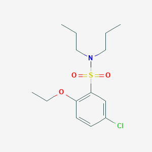 molecular formula C14H22ClNO3S B230702 5-chloro-2-ethoxy-N,N-dipropylbenzenesulfonamide 