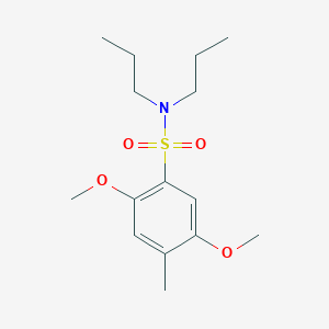 2,5-dimethoxy-4-methyl-N,N-dipropylbenzenesulfonamide