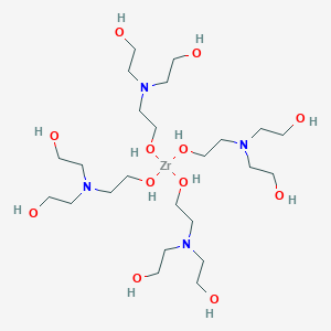 B023071 Zirconium, tetrakis(2-(bis(2-hydroxyethyl)amino-kappaN)ethanolato-kappaO)- CAS No. 101033-44-7