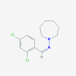 (Z)-N-(Azepan-1-yl)-1-(2,4-dichlorophenyl)methanimine