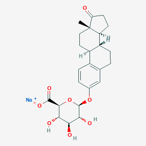 molecular formula C24H29NaO8 B023074 Estrone b-D-glucuronide sodium salt CAS No. 15087-01-1