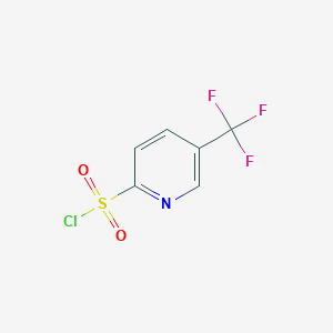 molecular formula C6H3ClF3NO2S B023077 5-(trifluoromethyl)pyridine-2-sulfonyl Chloride CAS No. 174485-72-4